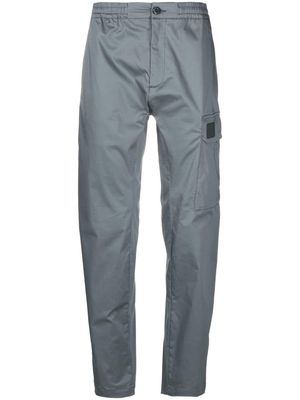 C.P. Company drawstring-waist satin cargo trousers - Grey