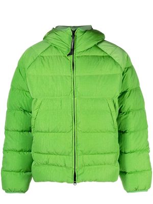 C.P. Company Eco-Chrome hooded padded jacket - Green