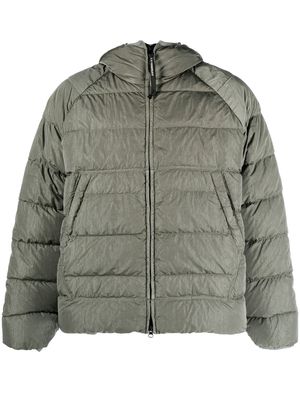 C.P. Company Eco-Chrome R hooded down jacket - Green