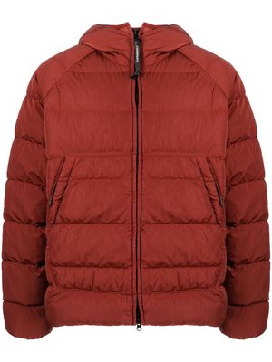 C.P. Company Eco-Chrome R hooded padded jacket - Red