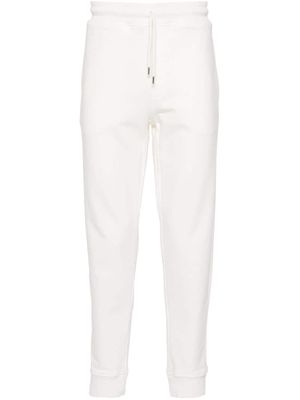 C.P. Company embroidered-logo cotton track pants - White