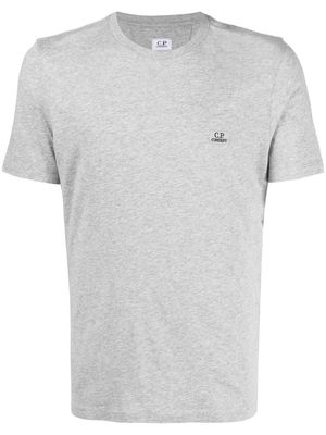 C.P. Company embroidered-logo detail T-shirt - Grey