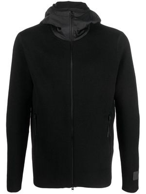C.P. Company felted-wool zipped jacket - Black