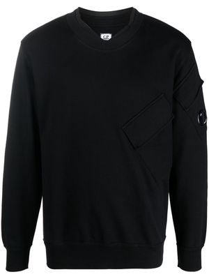 C.P. Company flap-pocket cotton jumper - Black