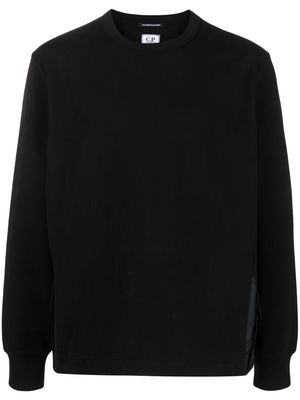 C.P. Company flap-pocket crew-neck sweatshirt - Black