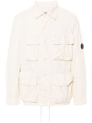 C.P. Company Flatt multi-pocket shirt jacket - Neutrals