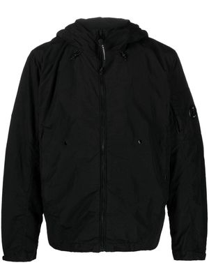 C.P. Company Flatt Nylon hooded jacket - Black