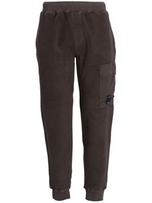 C.P. Company fleece cargo cotton pants - Brown