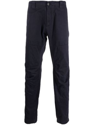 C.P. Company four-pocket cotton straight trousers - Blue