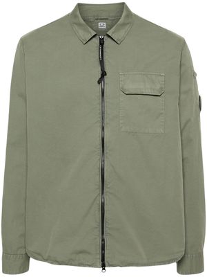 C.P. Company gabardine zipped shirt - Green