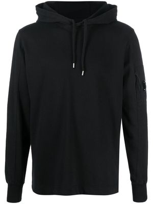 C.P. Company Goggle-detail long-sleeve hoodie - Black