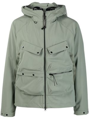 C.P. Company goggle-detail multiple-pocket jacket - Green