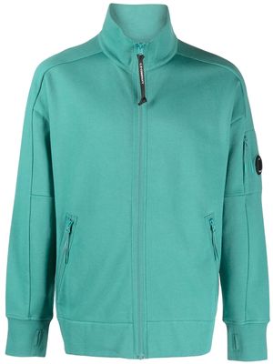 C.P. Company Goggle-detail zip-up sweatshirt - Green