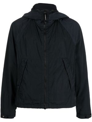 C.P. Company goggle-detail zipped-up jacket - Blue