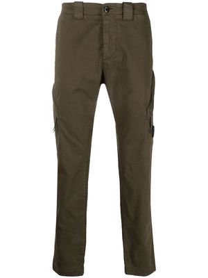 C.P. Company goggle-lens utility trousers - Green
