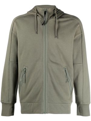 C.P. Company Goggle zipped hoodie - Green