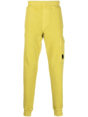 C.P. Company Goggles detail cotton track pants - Yellow