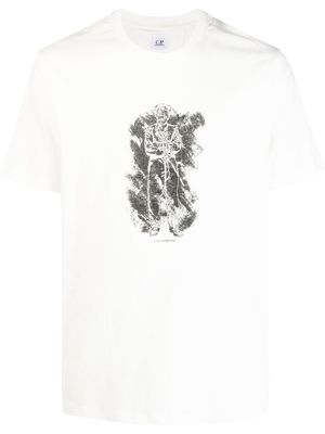 C.P. Company graphic print t-shirt - White