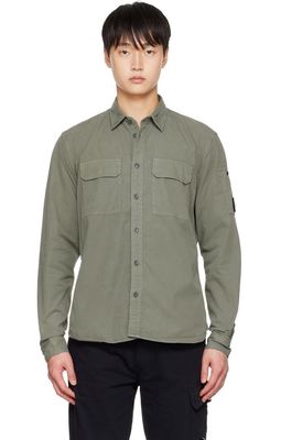 C.P. Company Green Long Sleeve Shirt