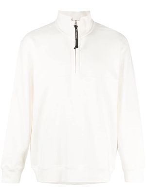 C.P. Company half-zip cotton sweatshirt - White