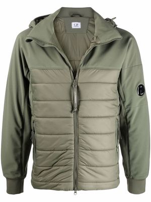 C.P. Company hooded padded jacket - Green