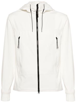 C.P. Company hooded zip-up jacket - White