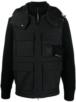 C.P. Company hybrid cargo-pocket jacket - Black