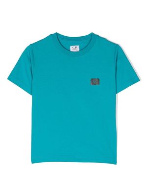 C.P. Company Kids crew-neck cotton T-shirt - Blue