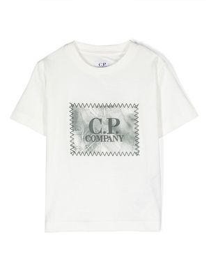 C.P. Company Kids graphic-print cotton T-shirt - White