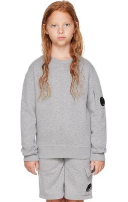 C.P. Company Kids Kids Gray Basic Sweatshirt