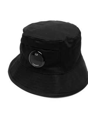 C.P. Company Kids Lens-detail bucket hat - Black