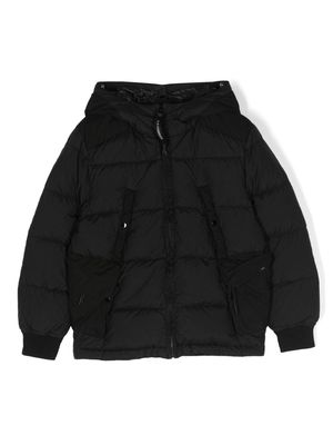 C.P. Company Kids Taylon Goggle padded jacket - Black