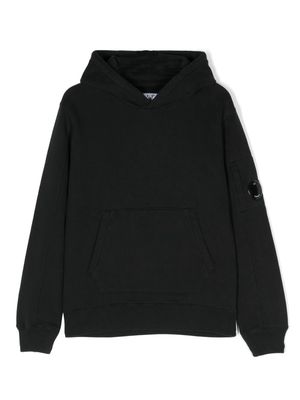 C.P. Company Kids U16 cotton hoodie - Black