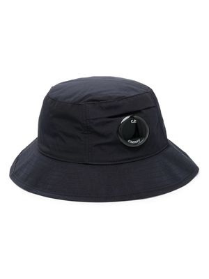 C.P. Company Lens-detail bucket hat - Blue