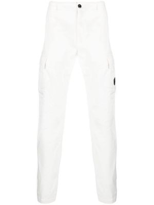 C.P. Company Lens-detail cargo pants - White