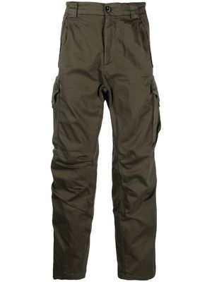 C.P. Company Lens-detail cargo-pocket trousers - Green