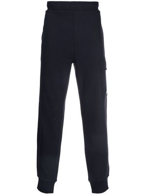C.P. Company Lens-detail cargo sweatpants - Blue