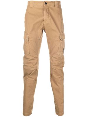 C.P. Company Lens-detail cargo trousers - Brown