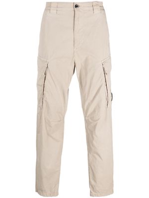 C.P. Company Lens-detail cargo trousers - Neutrals