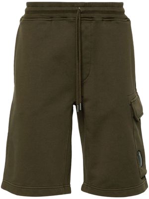 C.P. Company Lens-detail cotton bermuda shorts - Green