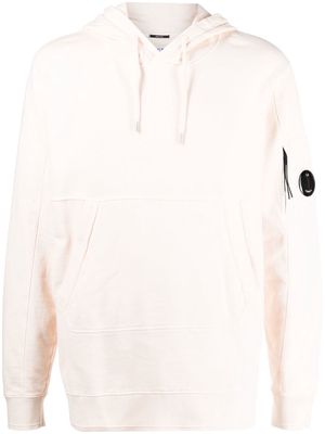 C.P. Company lens-detail cotton hoodie - Pink