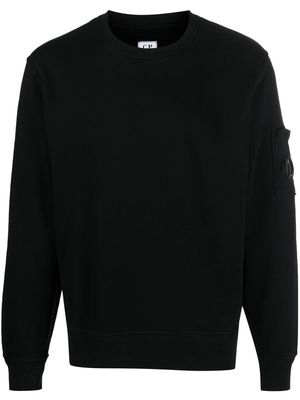 C.P. Company Lens-detail cotton sweatshirt - Black