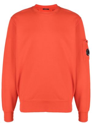 C.P. Company Lens-detail cotton sweatshirt - Red