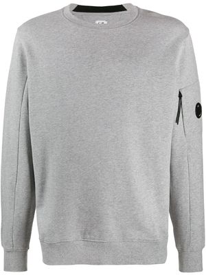 C.P. Company lens-detail crew neck sweatshirt - Grey