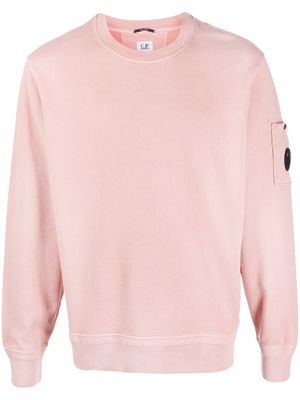 C.P. Company Lens-detail crew-neck sweatshirt - Pink
