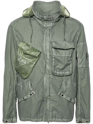 C.P. Company Lens-detail four-pockets jacket - Green