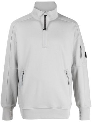 C.P. Company Lens-detail half-zip sweatshirt - Grey