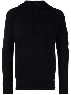 C.P. Company Lens-detail hooded jumper - Blue