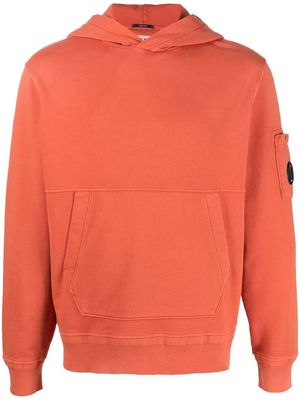 C.P. Company Lens-detail hoodie - Orange