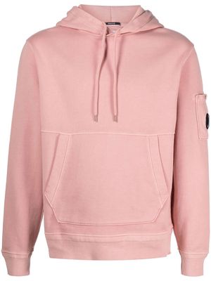 C.P. Company Lens-detail hoodie - Pink
